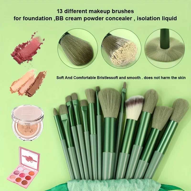 8/13/28Pcs Makeup Brushes Sets Professiona Cosmetic Foundation Powder Eyeshadow Kabuki Blending Make Up Brush Makeup Beauty Tool C251122
