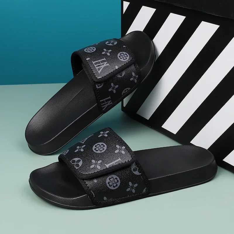 Mens Genuine Leather Sandals Comfortable Man Sandal House Slippers Man Summer Shoes Sale Genuine Mens Slipper Flip Flop Slides C251120