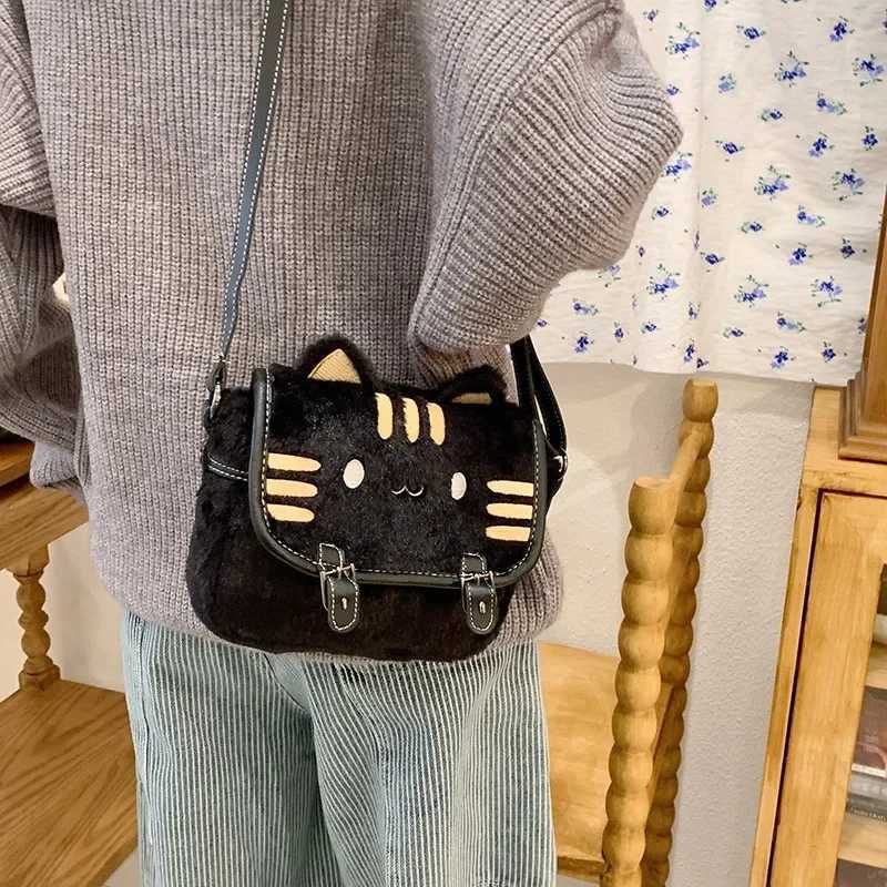 Cute Designer Shoulder Women KAWaii Soft Plush Trendy Crossbody Bags for Woman School Bag Gift for girls K251121