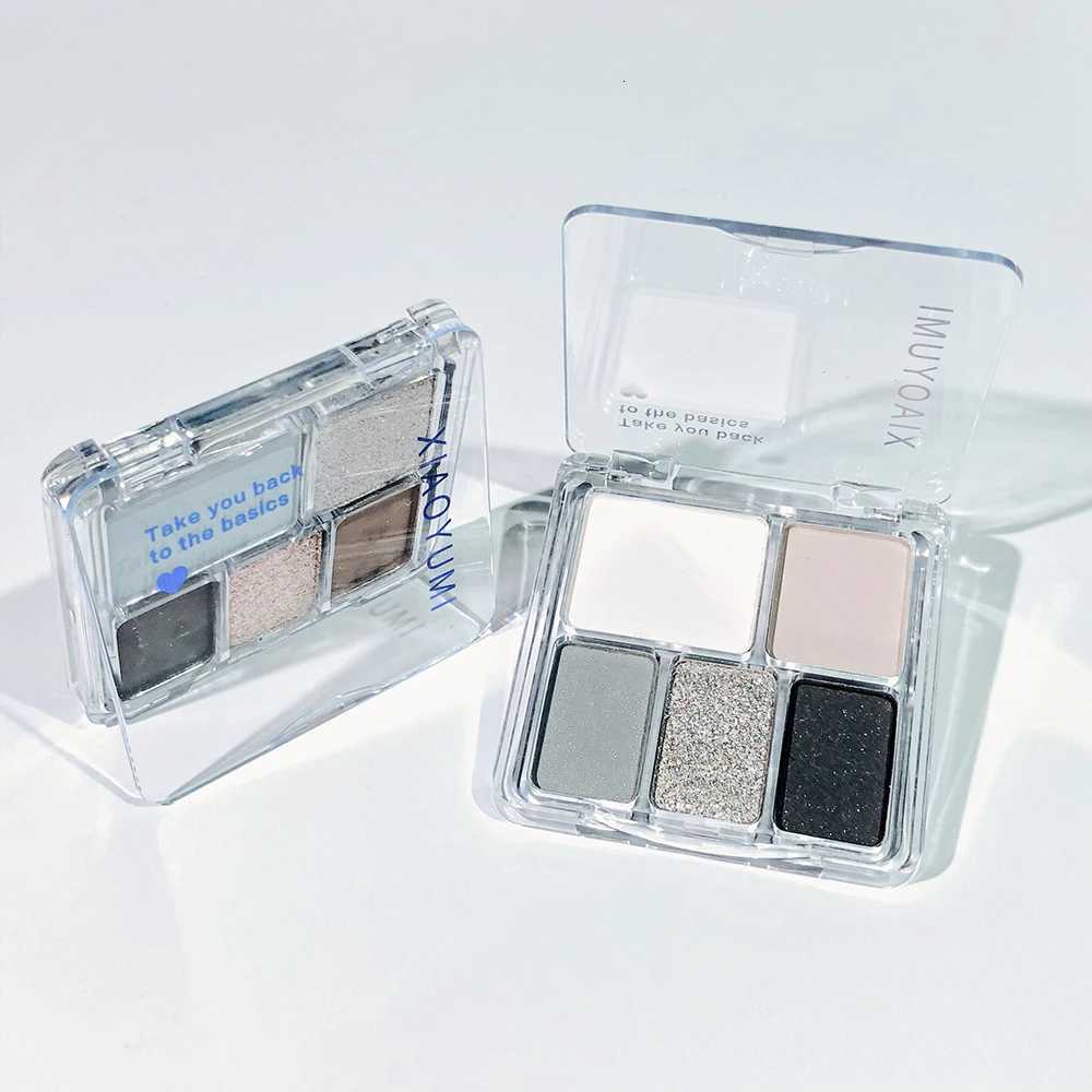 5-Color Eyeshadow Palette Soft Smoky Tones Easy Blend Multi-Look Makeup Rose/Nude Options Unisex Certified Skin-FriendT251122