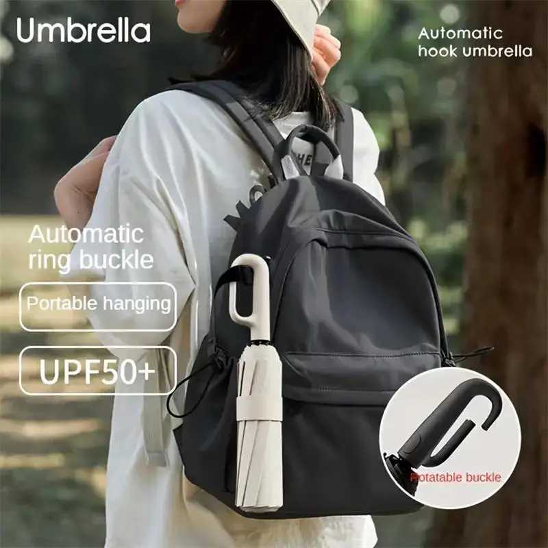 Ring Buckle Design Umbrella 10 Rib Fully Automatic Umbrella For Men Folding Extra Large Thickening WOMENS Sunshade UmbrellaM251122