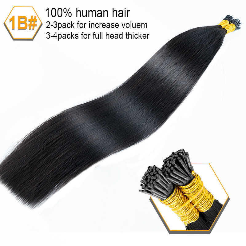 i tip hair, human hair, hair bar, invisible and seamless hair extension bundle W250113