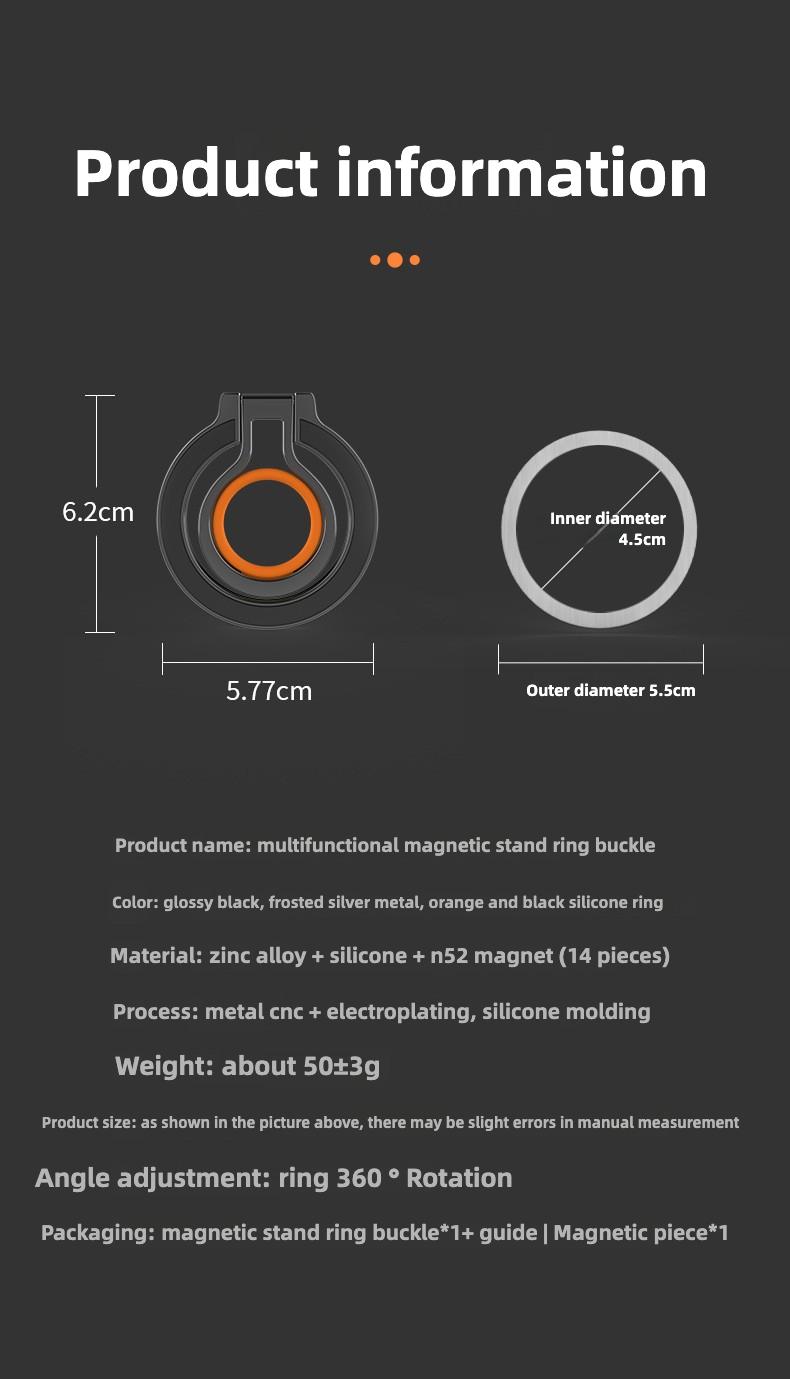 Mobile phone holder, desktop holder, circular magnetic holder