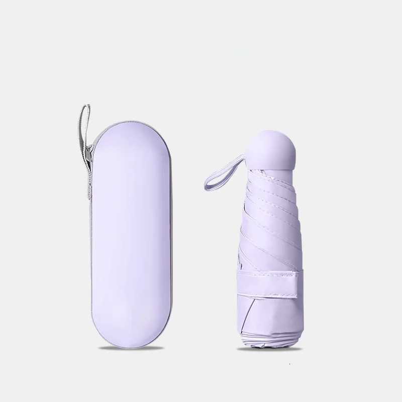 Mini Foldable Umbrella Uv Protection Mini Sun Umbrella Dual Use Portable Box to Store Sunshade Umbrella Mini Umbrella 01M251122