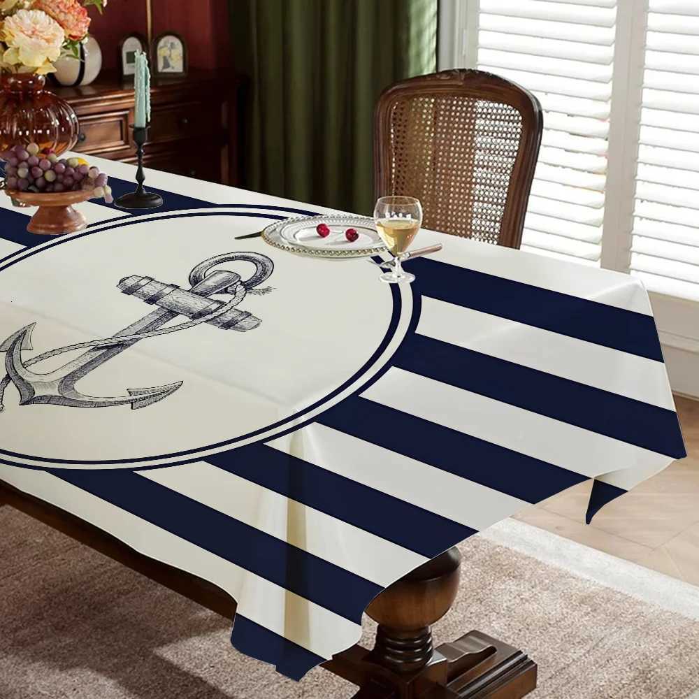 Boat Themed Polyester Tablecloths Cute Designs For Home Kitchens Dining Rooms Patios Tablecloth Decoration C251122