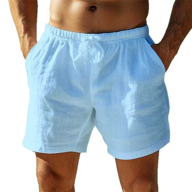 Vacation new casual mens solid color shorts 2025 spring/summer beach casual loose shorts mens fashionable dress shorts W250422