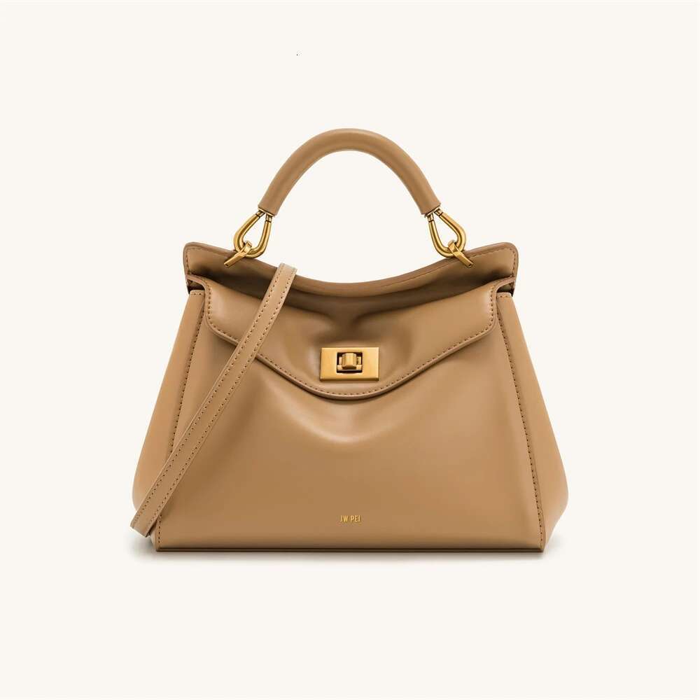 JW PEI Handbag Female New Lucia Lock Buckle Shoulder Crossbody Senior Sense Of Light Waist Bag Bag