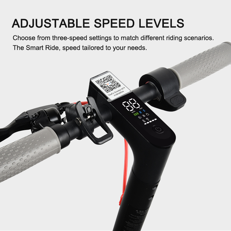 MK083 Electric Scooter - 350W Motor, 8.5" Solid Tires,7.8/10Ah, Max Speed Up to 19MPH/25MPH and 21/31Miles Long Range, E-Scooter with APP Control