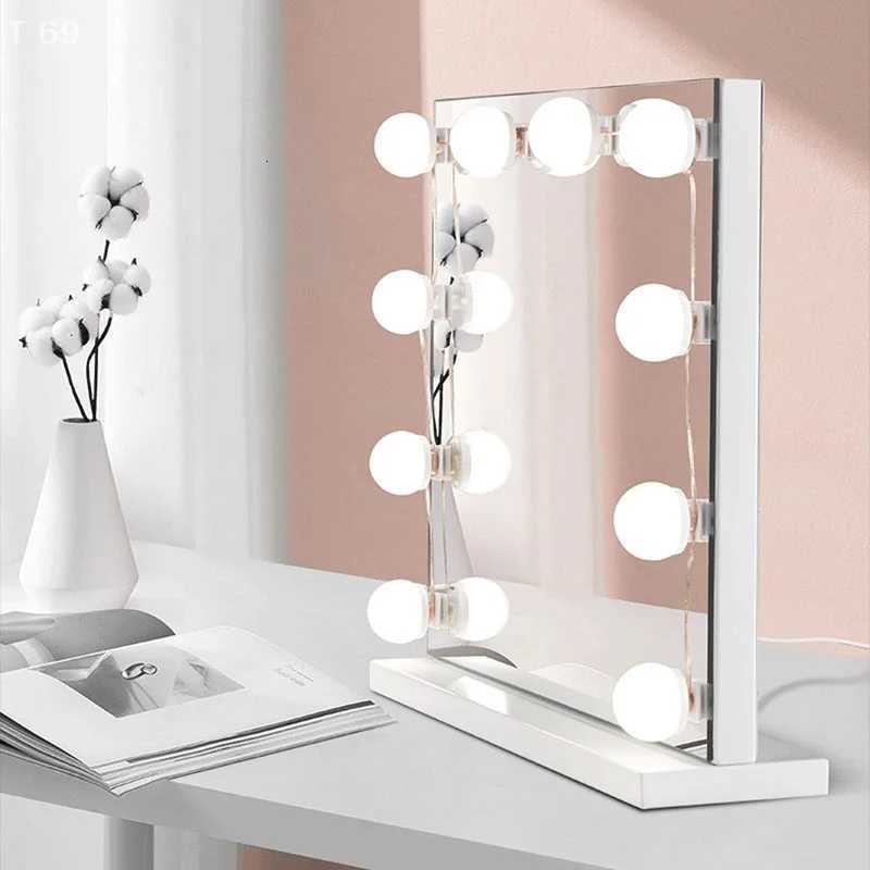 4/6/10 Pcs LED Detachable Bulbs Professional Makeup Mirror Lamp USB Power Cosmetic Mirror Light Vanity Lights M251122