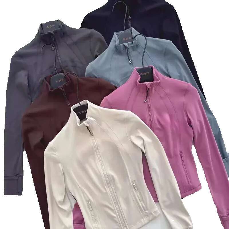 h12 Women Cropped Define Running Jacket Butterysoft Weightless Fourway Stretch Sportswear Slim Fit Yoga Athletic Jackets 241218