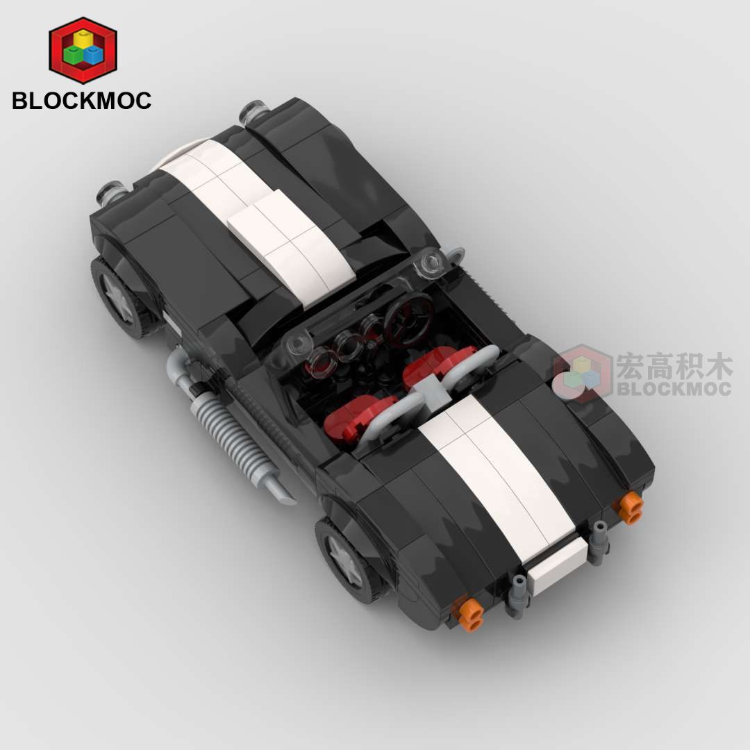 MOC Bricks Technical AC Shelbyed Cobraed 1962 Speed Super Cars Techniced Building Blocks Set Kids Toys Gifts For Boys & Girls