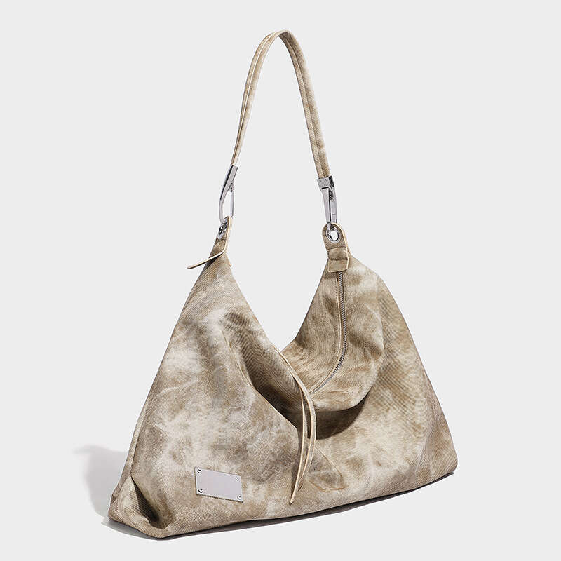 Designer Women's Bags Designer Small And Niche Gradient Tie Dye Design, Single Shoulder Underarm Large Capacity Tote Bag, Casual High Aesthetic H