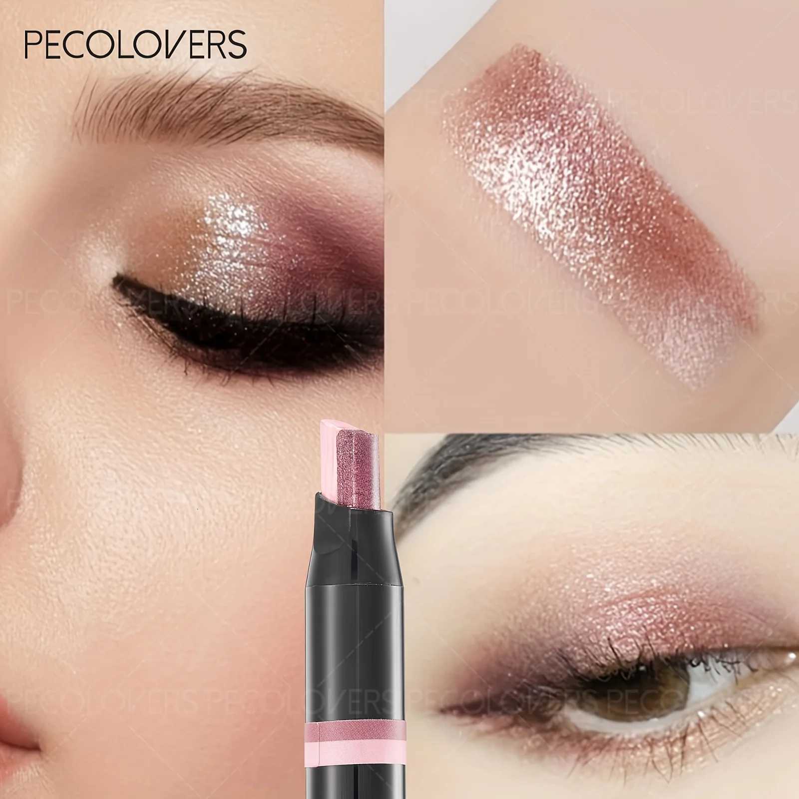 Matte Pearlescent Eye Shadow Stick Waterproof Lipstick Anti-smudged Portable Eye Shadow Pen Lipglaze Korean CosmeticsT251122