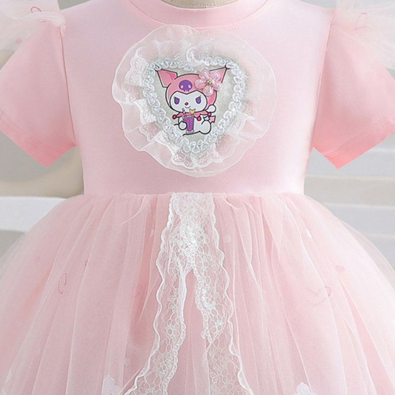 DISNEY Children's designer clothing baby princess dress kids dress girls' Lolita dress children's girl clothes Kuro Mi summer dress pri