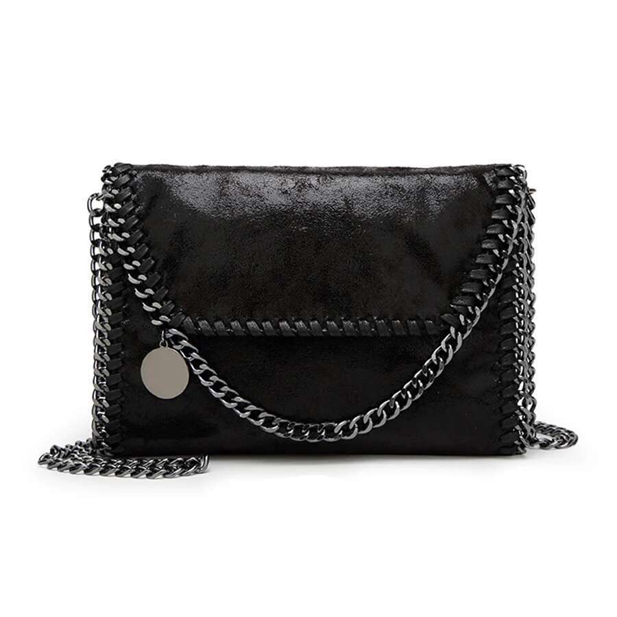 Women S Handbags New Casual Chain One Shoulder Messenger Bag Trendy Lady Small Flap Cross Body Bags Clutch Purses Sac A Main Bag