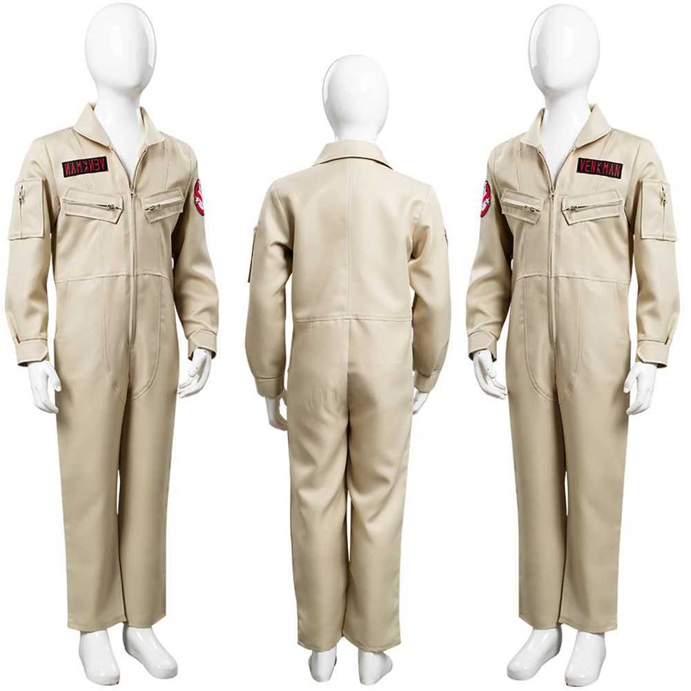 Childrens movie Ghost cosplay Buster costume Childrens costume Childrens jumpsuit Childrens fantasy Halloween character set W250422