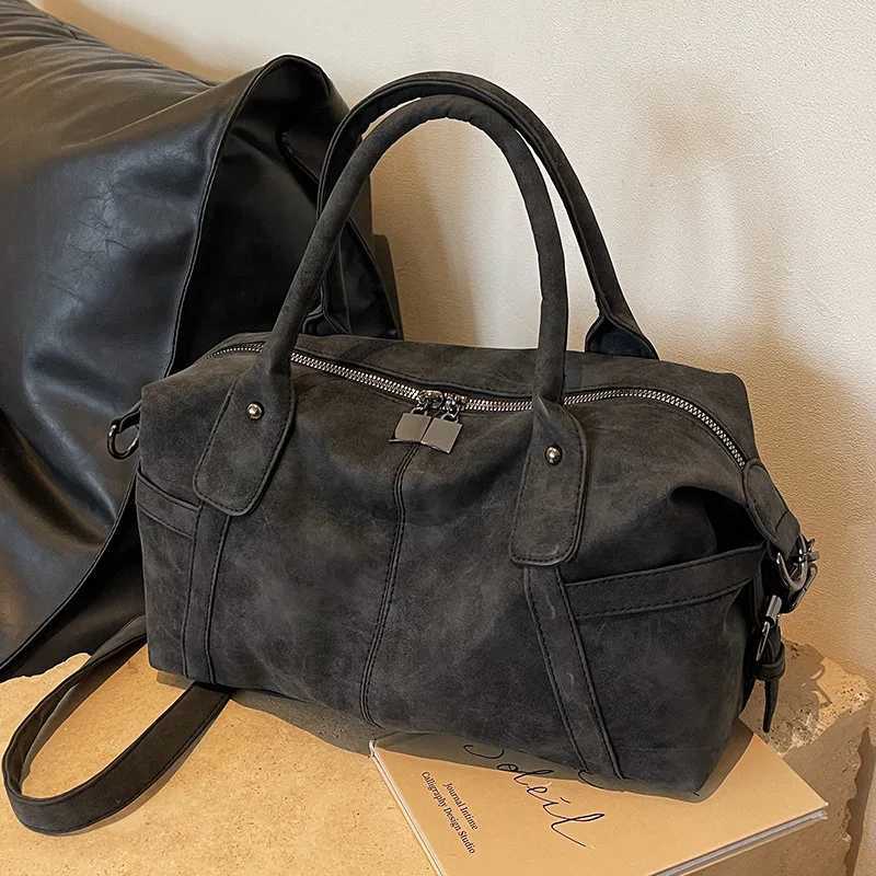 design PU womens leather shoulder bag 2024 Korean fashion large arm bag womens cross body bag handbag Z250421-1