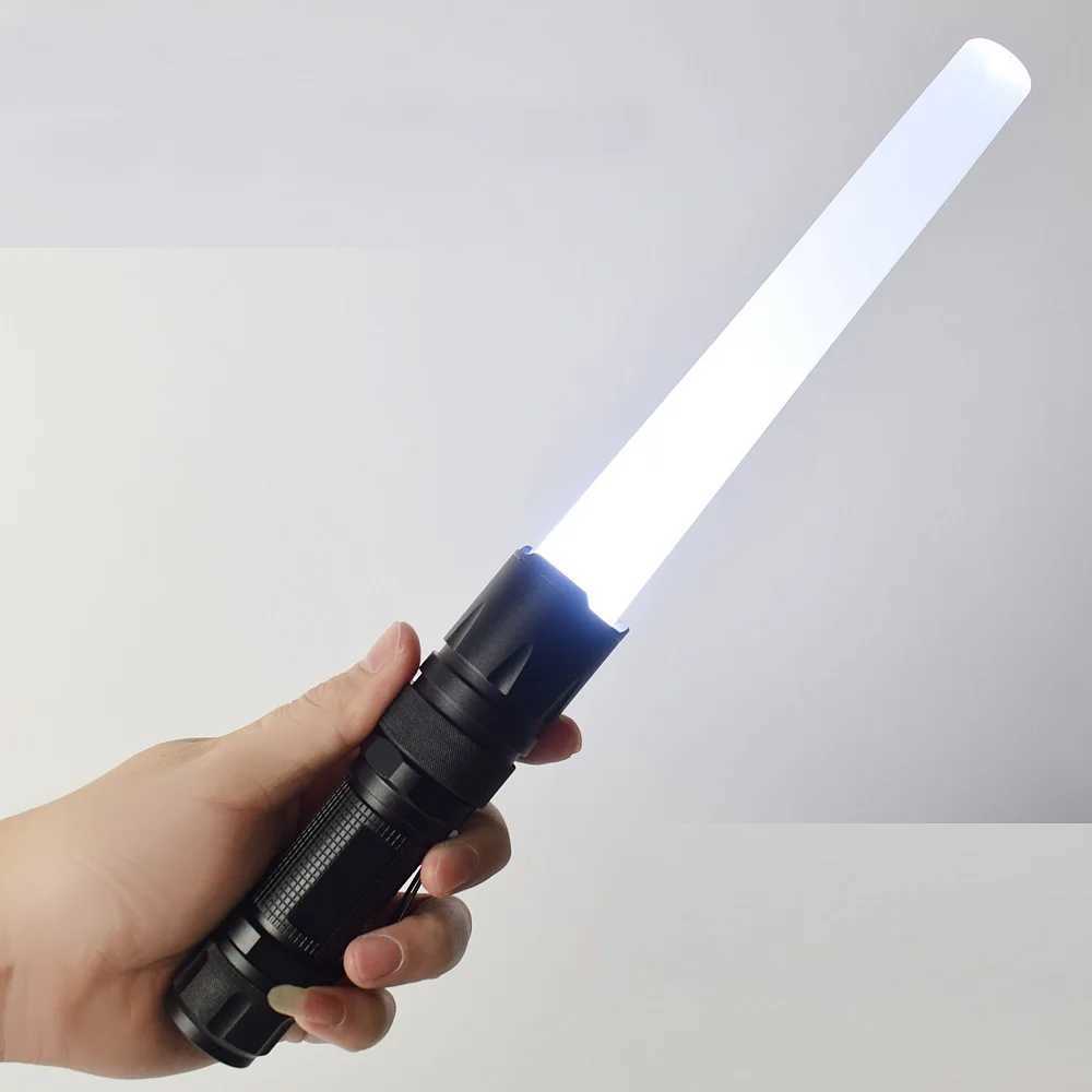 4 in 1 Multicolor Zoom Led White/Red/Green/Blue Lighting Flashlight Outdoor Hunting Photographic Selfie Hiking Camping Totch C251122