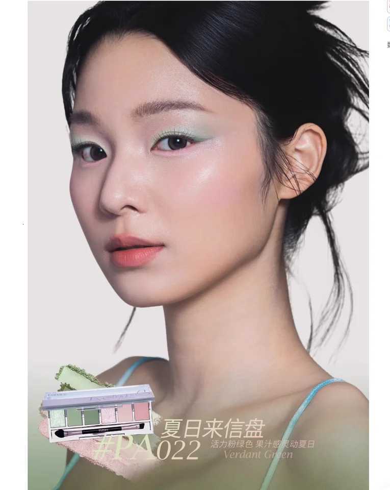 Eunarz Eyeshadow Palette 6 Colors Blue Matte Satin Shimmer High Impact Color Face Makeup CosmeticsT251122