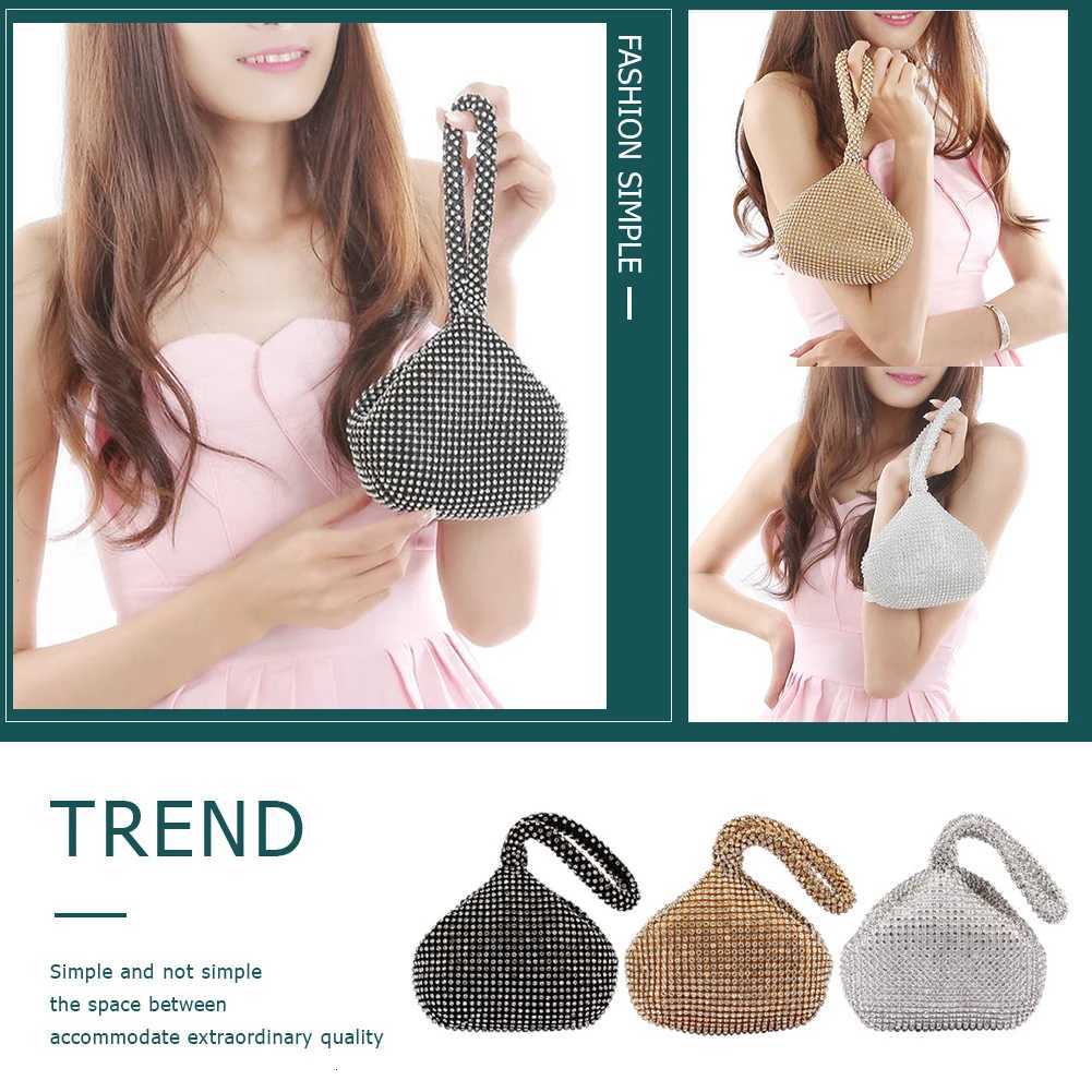 Mini Evening CluTCh Bag Women Glitter RhinESTone Party Prom Wedding Purses for Outdoor Shopping Business K251121