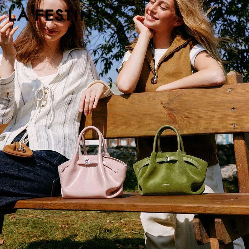 LA FESTIN Original Brand New Suede Handbag Fashion Shoulder Crossbody Bag Women S Bags Spring And Summer Bag