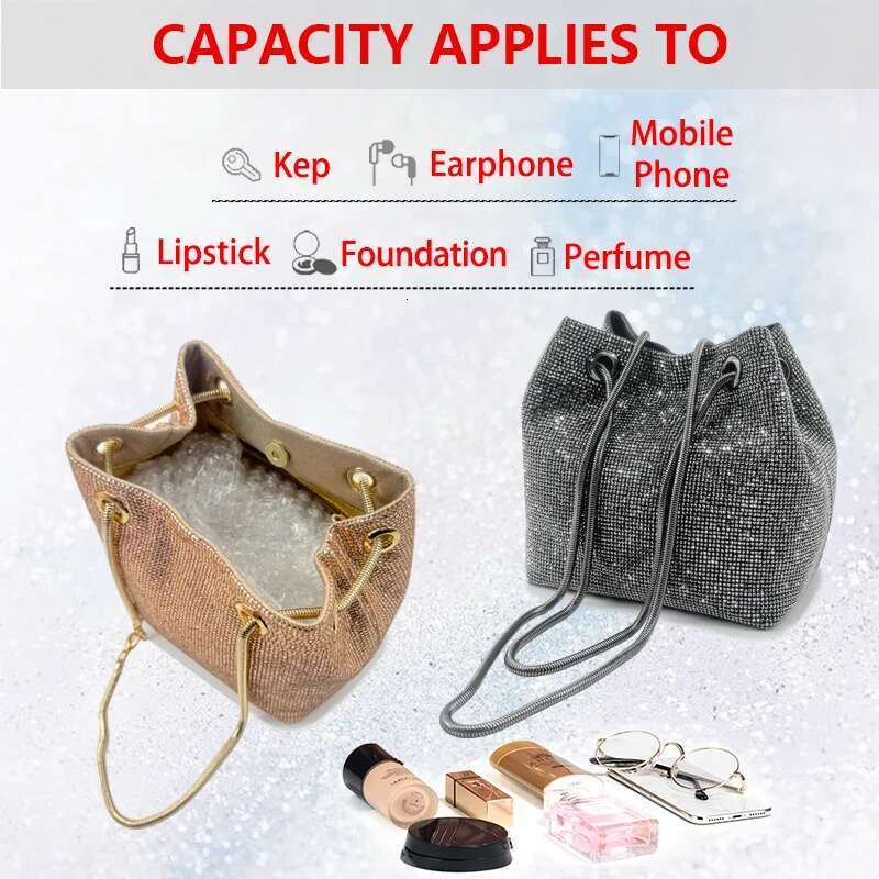 New Dia Evening Wedding Banquet Party Fashion Rhie Clutch Christmas Gift Women Crossbody Dinner Bag designer bag women bag