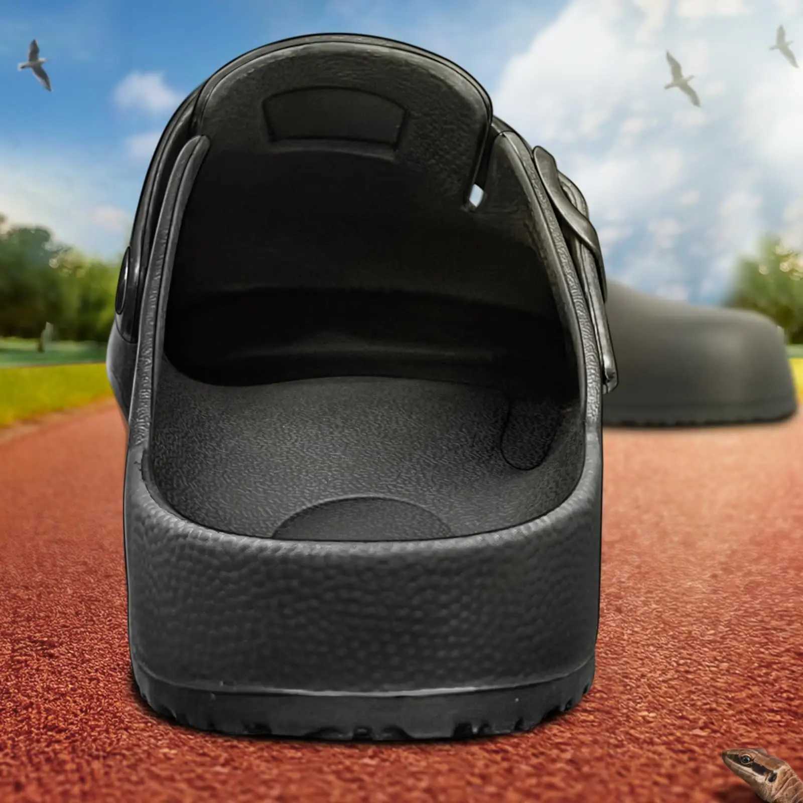 KIDMI Mens Clogs Sliding Block Mens and Womens Non slip Work Shoes Outdoor Waterproof Non slip Kitchen Shoes Cleaning Chef Shoes M250422