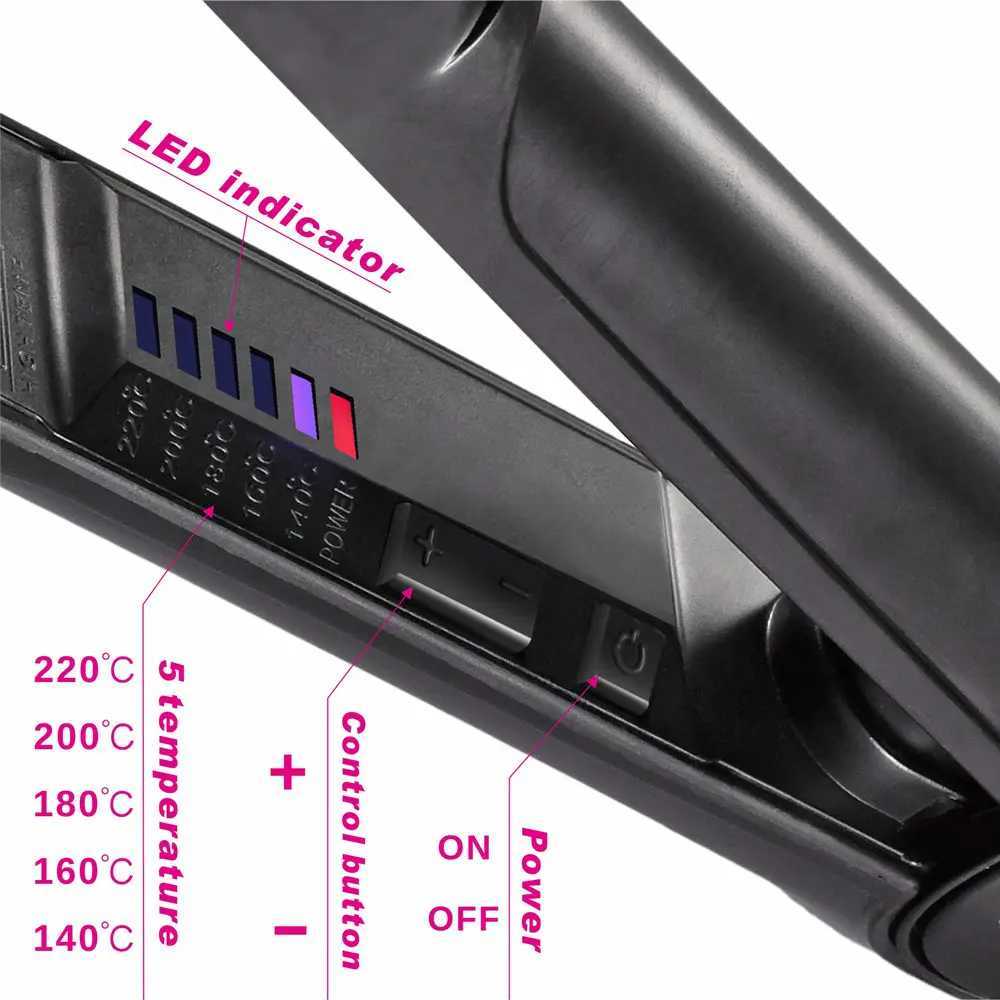 1 Ceramic coated Deep Narrow Teeth Hair Crimper Zigzag Hair Volumizer Gaufre Hair IronT251122