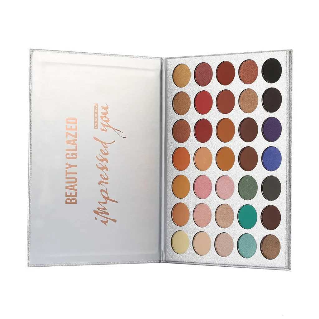BEAUTY GLAZED Impressed Me Perfect 35 Colors Matte Shimmer Waterproof Longlasting Makeup PaletteT251122