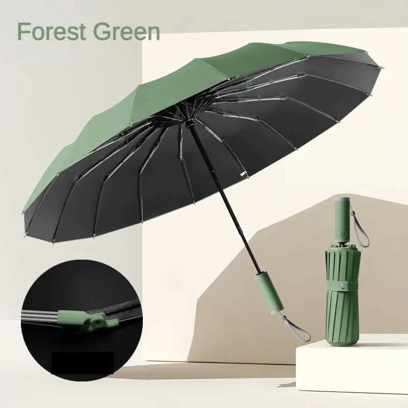 Super Strong Large Automatic Umbrella for Men Women16K 112Bone foldingWindproof Waterproof Anti-UV Rainstorm Special UmbrellasM251122