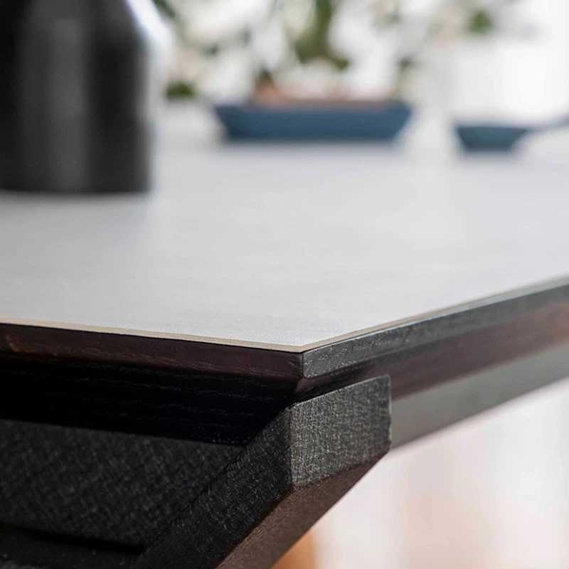 Customize Reversible Leather Tablecloth Solid Color Waterproof Oil-proof Coffee Table Mat Rectangular PU Tablecloth Table Cover C251122