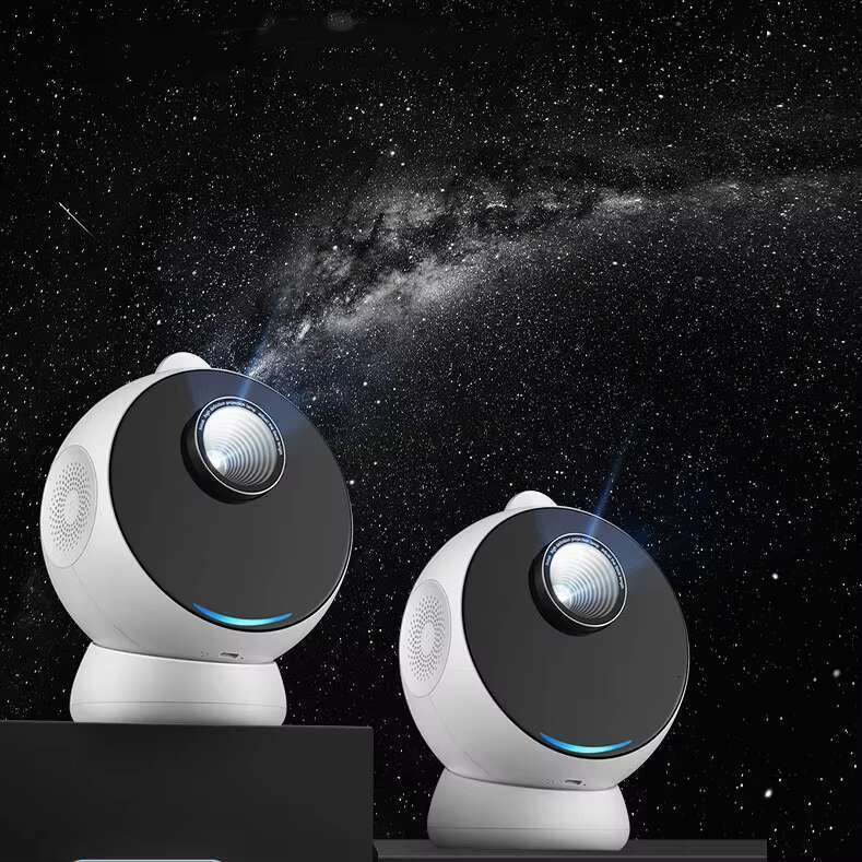 DHGadegts Popular Home Planetarium Dynamic Meteor Music Night Light Rechargeable Ultra Clear Galaxy Saturn Projector