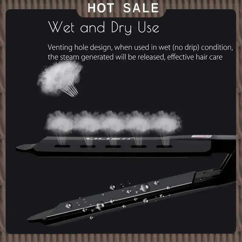 24-Hour Delivery Portable For Curling Straightener Constant-Temperature Air Function For Hair For Curling And Straightening BangT251122