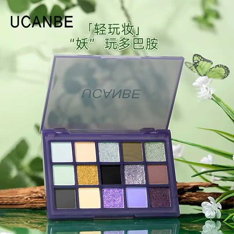 UCANBE 15 Shades Eyeshadow Palette Shimmer Glitter Matte Matellic Eye Shadow Makeup PaletteT251122