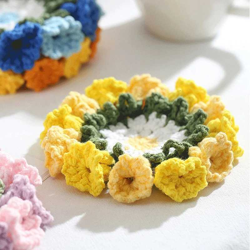 Crochet Coaster Lily Of The Valley Flower Coaster Crochet Flower Placemat Bouquet Cup Pad Coffee Mug Cup Mat Mothers Day Gift C251122