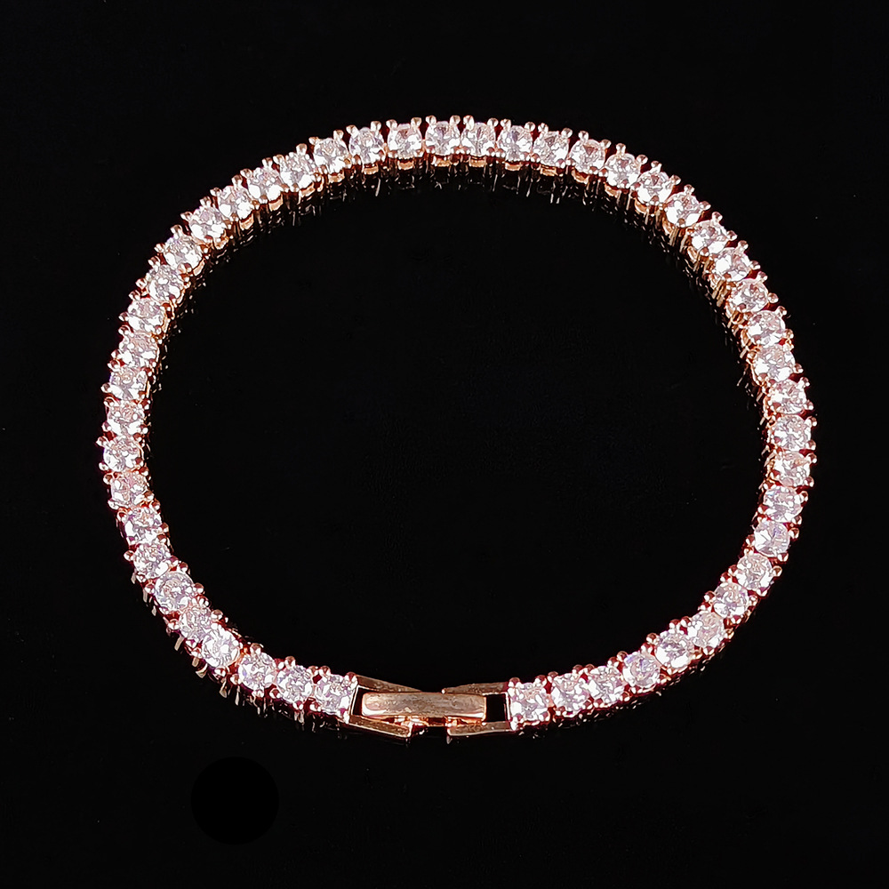 Classic & Chic Simple Design Ladies' Bracelets Adorned With Sparkling Zircons
