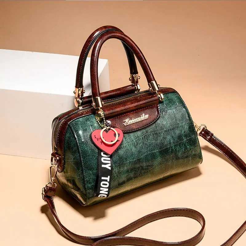 Luxury Design Handbag Shoulder Bag Top Quality PU Leather Women Handbags Crocodile Tote Bag Fashion Female Crossbody Bags PurseT251122