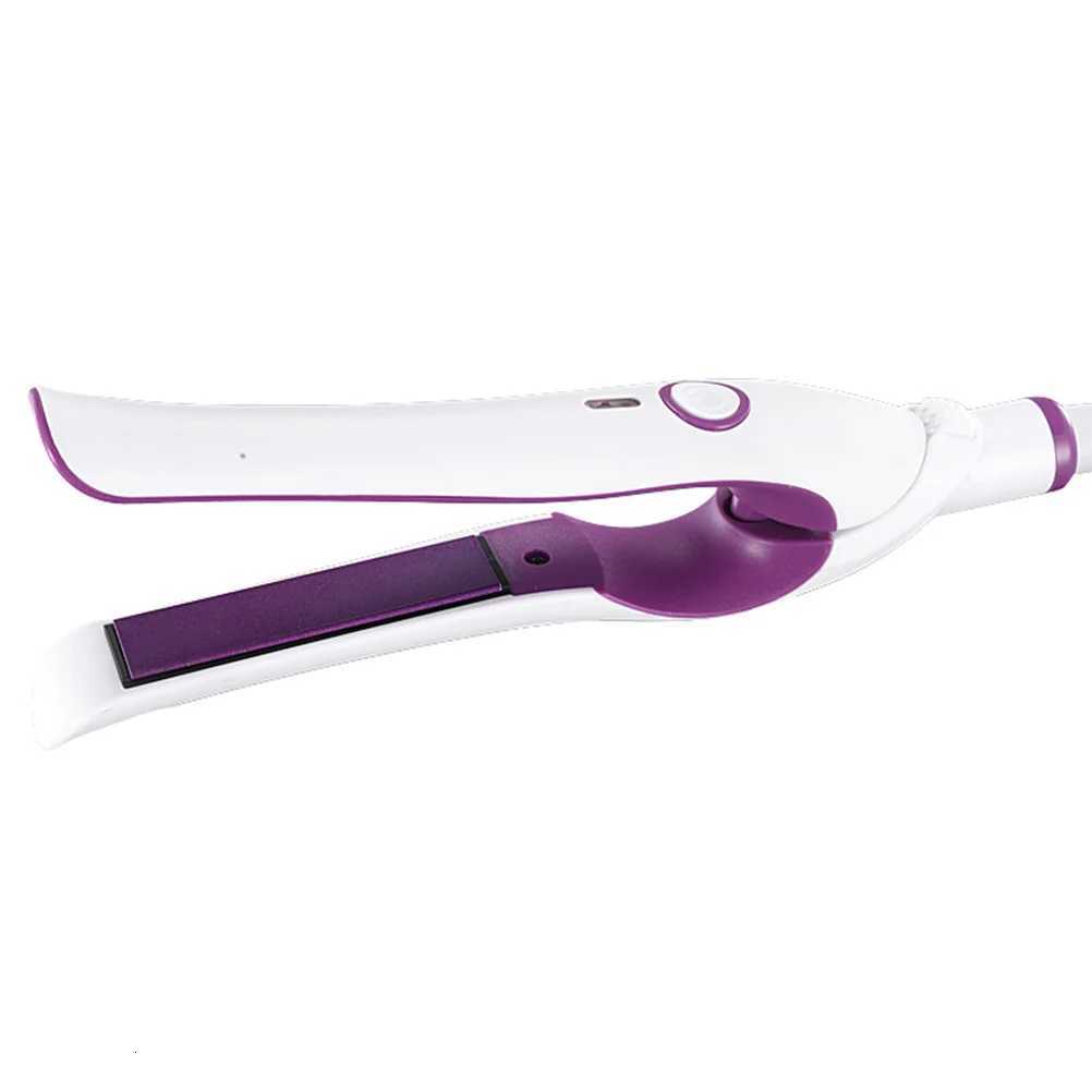 1Pcs Purple Ionic Hair Straightener Curler Electric Hair Splint Waver Multi Functional Styling Clamp for Home TravelT251122
