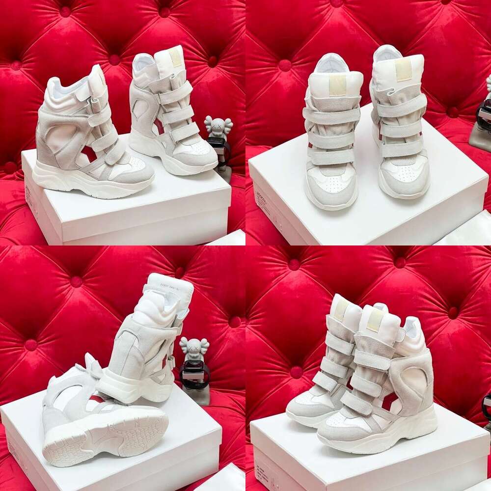 luxury chunky sneaker ankle boots Designer wedge shoe man fashion suede leather platform sport run shoe woman Gold sliver athletic trainer gym mini boot casual shoes
