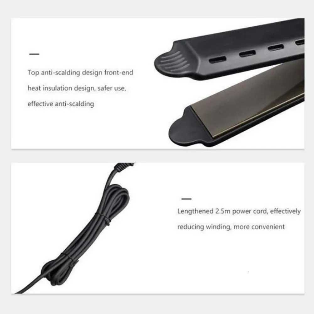 Widen Hair Straightener Four-Gear Temperature Adjustment Ceramic Tourmaline Ionic Flat Iron Fast Straight Hair Steam Flat IronT251122