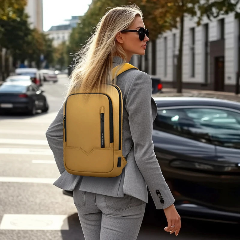 HK Multifunctional Womens Bags Waterproof 156 inch Laptop Backpack with USB Lightweight Travel Business for Women 251111