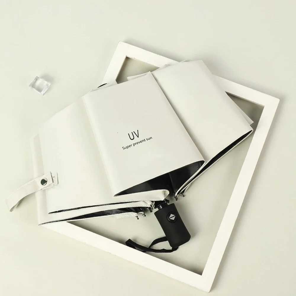 Fully Automatic Umbrella UV Resistant Umbrella Simple and Creative Sunshade Umbrella Fully Automatic Lightweight Luxury UmbrellaM251122