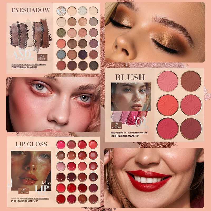 67-color multi-layered beauty book palette a makeup book that combines eyeshadow blush contouring and highlighterrich colorsT251122