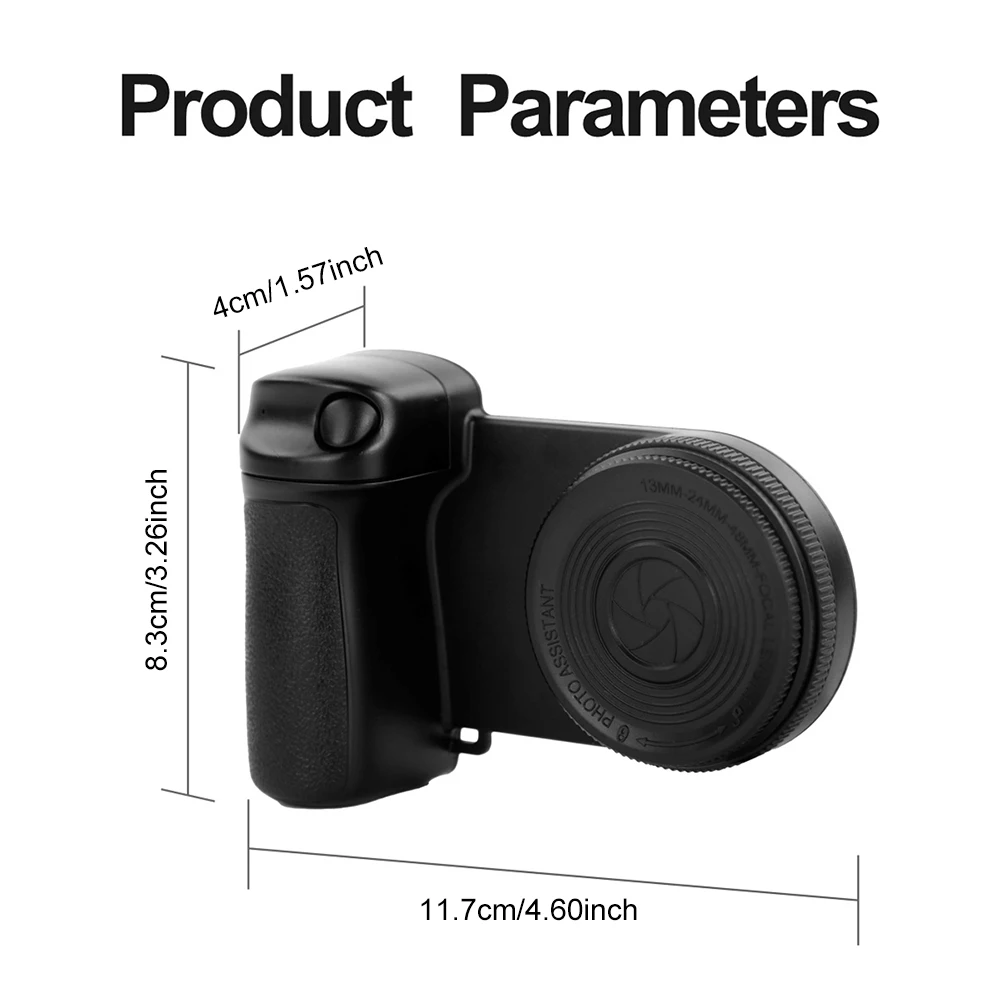 For Magsafe Bluetooth-Compatible Shutter Camera Photo Stabilizer 1/4inch Screw Phone Holder Shooting for Android iPhone 16 15 14