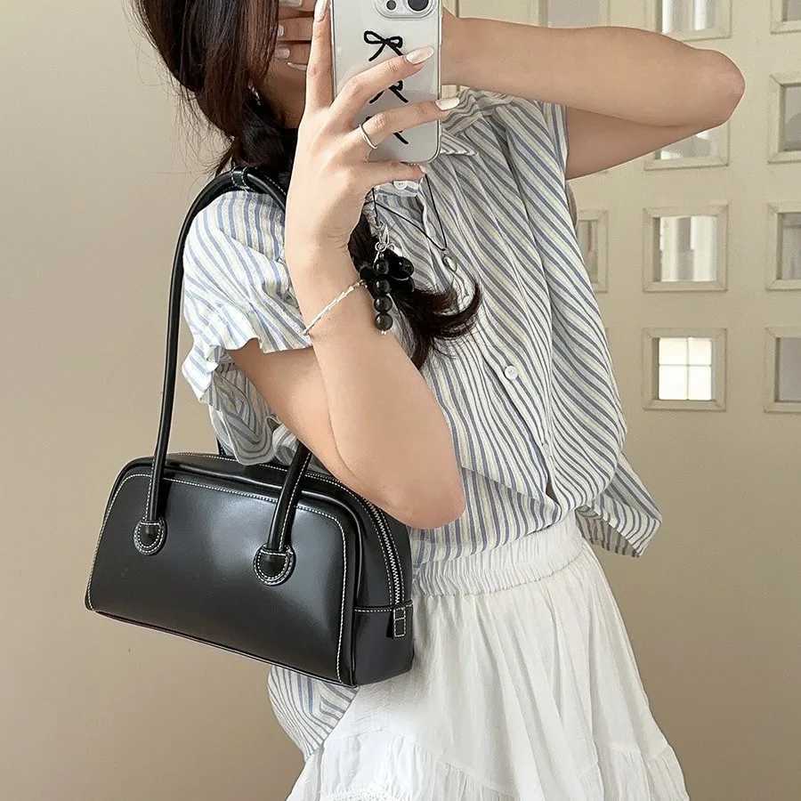 New Boston Bag Single Shoulder Handbag Design Sensation Korean Style Versatile Office Workers Faionable BagT251122