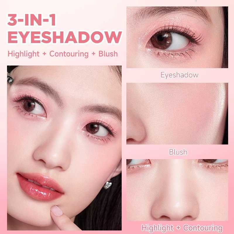 9-Color Eyeshadow Palette - Matte Shimmer FinishWater And Sweat Resistant Long-Lasting Wear Blendable Highlight And BlushT251122