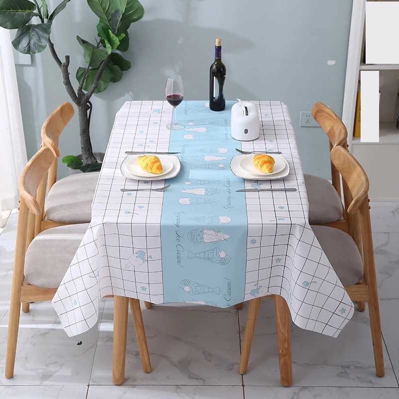 The tablecloth with a warm and cozy atmosphere a high-temperature resistant tablecloth and a waterproof oil-proof C251122