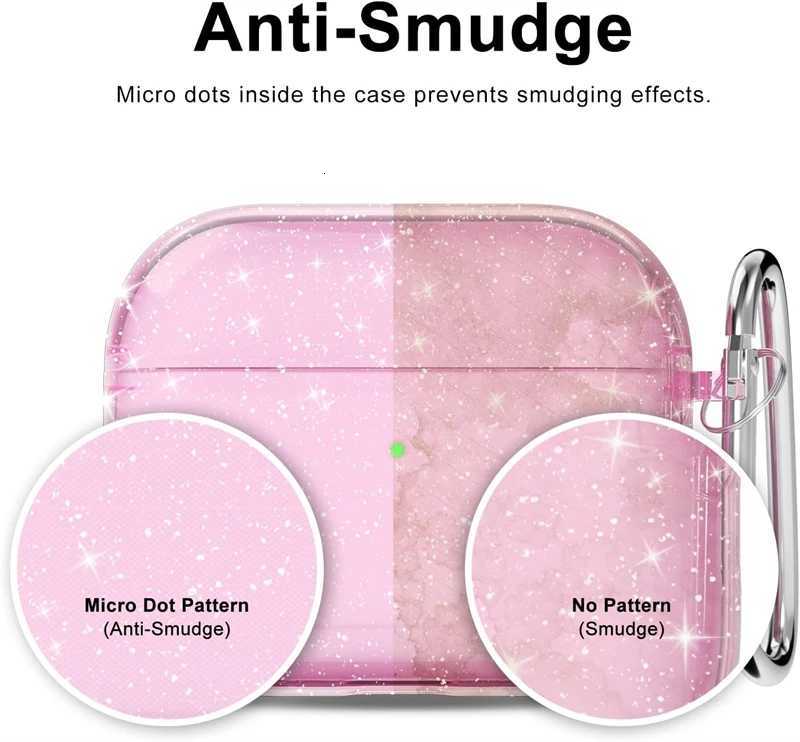 Bling Glitter Soft TPU Earphone Case for Airpods 4 2024 Pro 3 2 Generation Air Pods 3 1 3rd Gen Cover with Keychain AccessoryW251122
