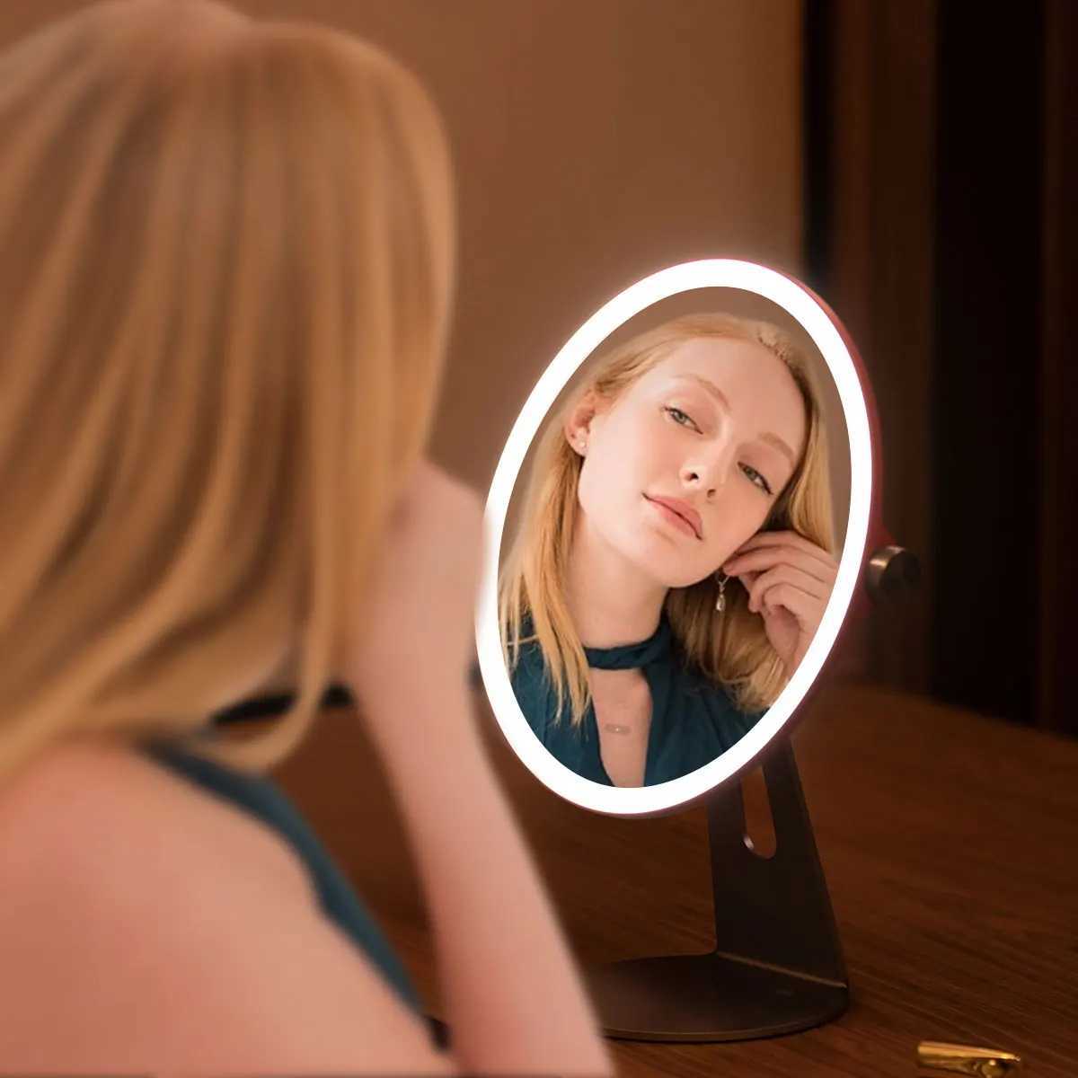 Makeup Mirror With Light White LED Daylight Vanity Mirror 3 Modes Mirror With Light Gift USB Cable M251122