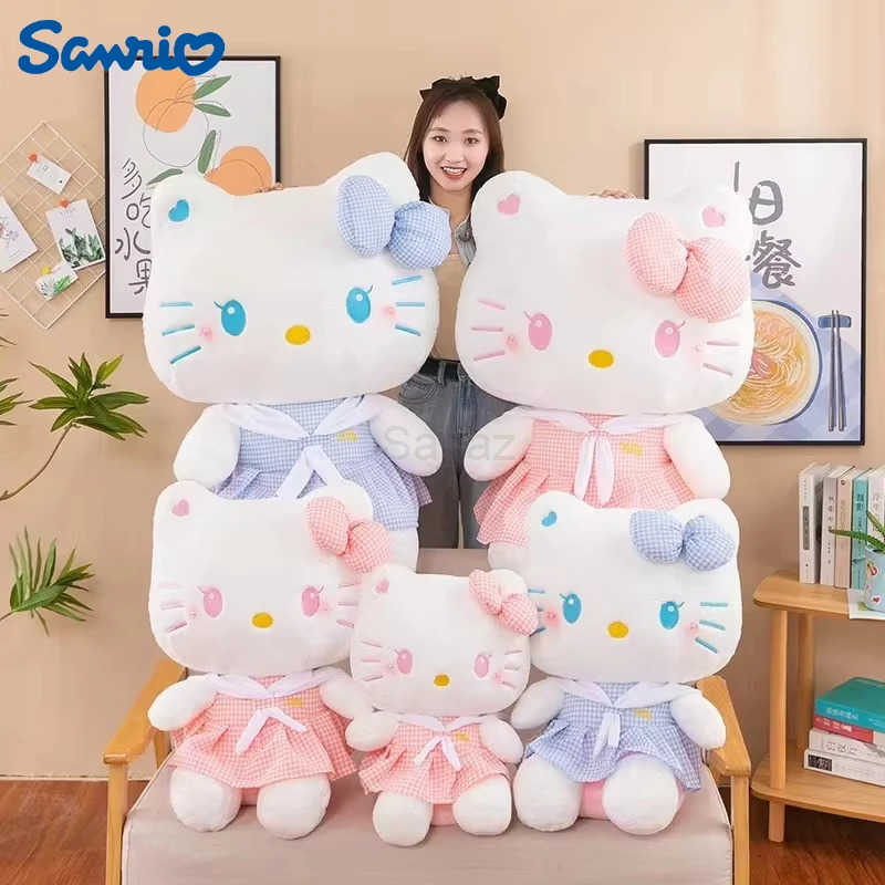 Sanrio 35/45/55CM Big Size Hello Kitty Plushies Cartoon Character Stuffed Bolster Comfortable Soft Doll Cushion Children Gift H251122 - view 6